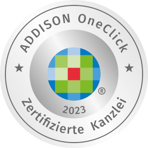 ADDISON OneClick Zertifizierte Kanzlei x