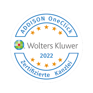 ADDISON OneClick Zertifizierte Kanzlei x